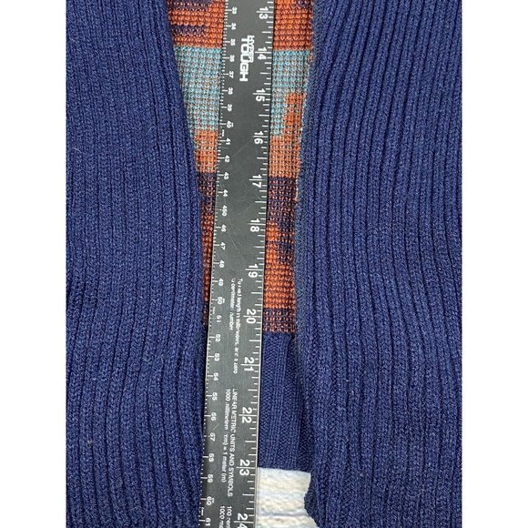 Woolrich Open‎ Cardigan Southwestern Womens Size 10 Acrylic - Picture 9 of 11